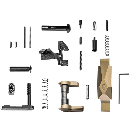 Geissele Automatics Ultra Duty Lower Parts Kit DDC, Ambi Safety, Oversized Bolt Release/Catch for AR-15-817953025321