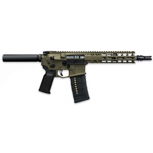 Radian Weapons Model 1 Pistol 300 Blackout with 9" OD Green Billet Receiver (No Brace)