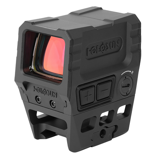 Holosun AEMS CORE - Black Anodized, 1.1x0.87, 2 MOA Red Dot Reticle - 1