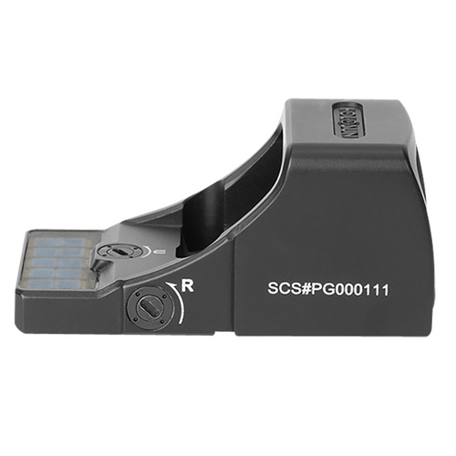 Holosun Black Anodized 0.58 x 0.77 inches Objective 2 MOA Green Dot/32 MOA Green Circle Multi Reticle