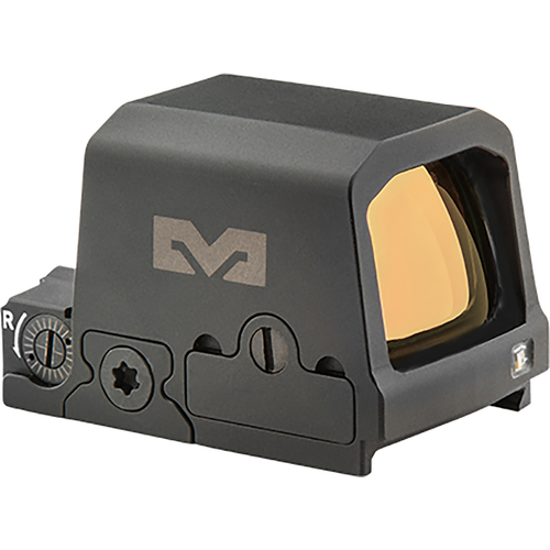 Meprolight USA MPO PRO-S - Black, 1x19x15mm Objective, 3 MOA Red Dot, 33 MOA Bullseye/Ring Illuminated Reticle