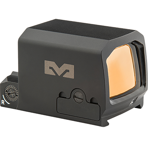 Meprolight USA MPO PRO-F - Black, 1x24x18mm Objective, 3 MOA Red Dot, 33 MOA Bullseye/Ring Illuminated Reticle