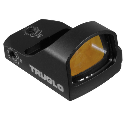 TruGlo Tru•Tec Micro Red Dot Sight with 3 MOA Reticle, Black Hardcoat Anodized, 23x17mm - 1