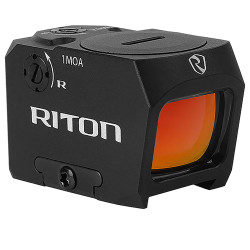 Riton Optics 3 TACTIX EED Red Dot Sight with 3 MOA Illuminated Reticle, Black, 1x21.0mm x 15.8mm - 1