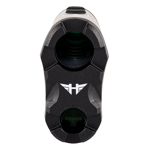 Halo Optics XLR 2000 Laser Rangefinder with 2000 Yards Max Distance, Black/White, 6x Magnification, Red OLED Display - 1