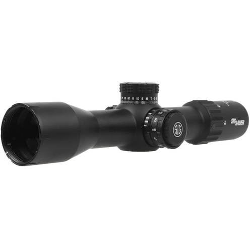 Sig Sauer Electro-Optics Tango-DMR 3-18x44mm RifleScope, 34mm Tube, Front Side View