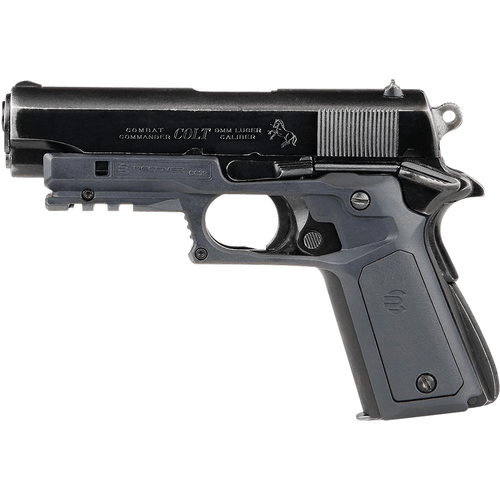 Recover Tactical CC3P0504 Frame Grip Gray Polymer Frame with Interchangeable Light & Dark Gray Panels for Standard Frame 1911