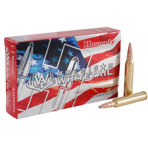 Hornady American Whitetail Ammunition 300 Winchester Magnum 180 Grain Interlock Spire Point Box of 20