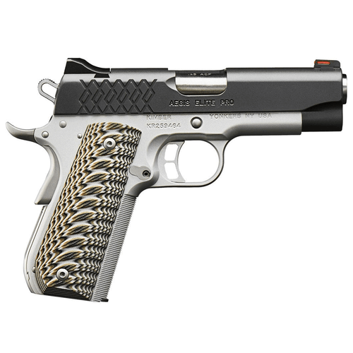 Kimber 1911 Aegis Elite Pro 45 ACP 4" 8+1 w/ Fiber Optic 3000349