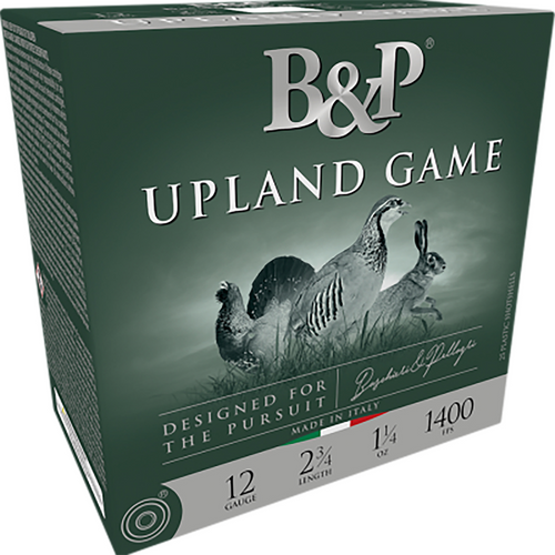 B&P Ammunition Upland Game 28 Gauge 2.75" 1 oz 6 Shot, 25 Per Box / 10 Per Case - 28B1UP6