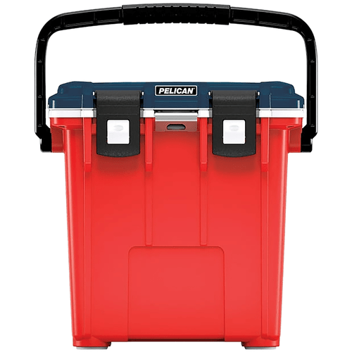 Pelican 20Q5REDBLUWHT Personal Cooler Elite Red/White/Blue Polypropylene 20 QT