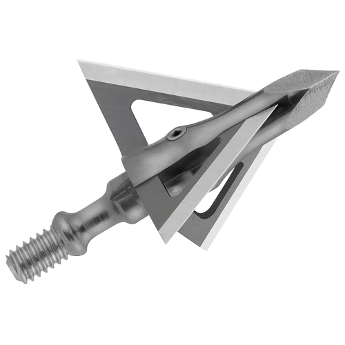 Muzzy 290 Trocar Broadhead 3-Blade Trocar Tip Solid Stainless Steel Ferrule Blades 100 gr/3 Per Pack