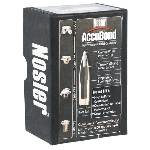 Nosler 53742 AccuBond 25 Cal .257 110 gr Spitzer Point Boat Tail/ 50 Per Box