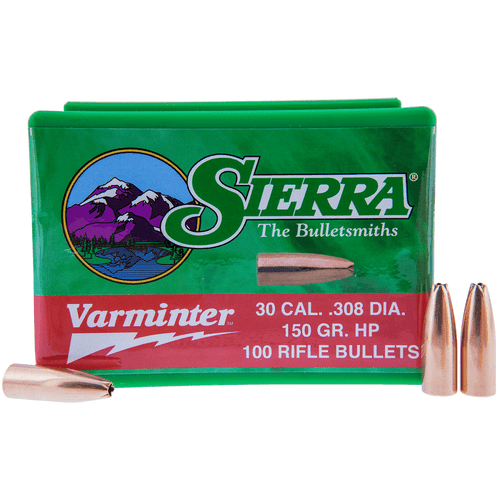 Sierra 2136 Varminter 308 Win 150 gr Hollow Point/ 100 Per Box