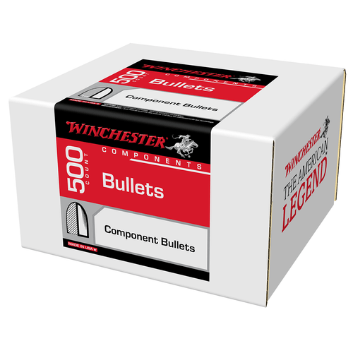 Winchester Ammo WB9FB115D Centerfire Handgun Reloading 9mm .355 115 gr Full Metal Jacket Flat Base 500 Per Box