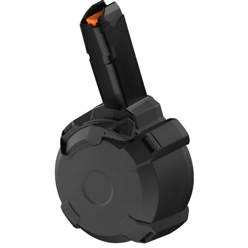 Magpul PMAG D-50 GL9-PCC 50rd Drum Magazine, 9mm Luger, Empty Magazine View