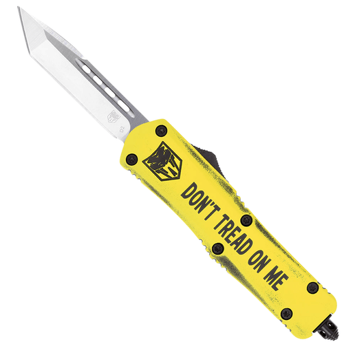 CobraTec Knives MDTOMFS3TNS FS-3 Don't Tread On Me Medium 3" OTF Knife