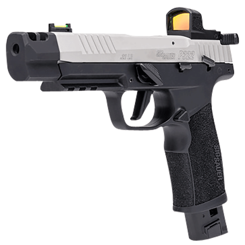 Sig Sauer 322CTCOMPRXZE P322 Comp 22 LR, 20+1/25+1, 4" Pistol w/ Romeo Zero and Slide Racker Left Angle