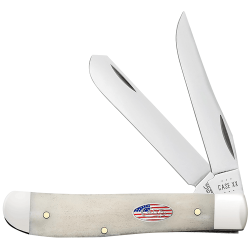 Case 14091 Mini Trapper 2.70"/2.75" Folding Clip Point/Spey Plain Mirror Polished Tru-Sharp Knife