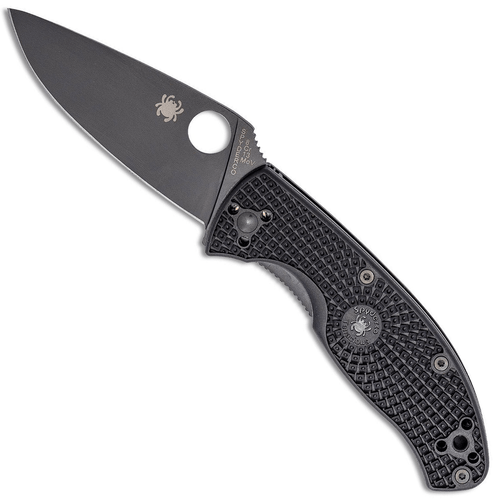 Spyderco C122PBBK Tenacious Lightweight 3.39" Folding Knife