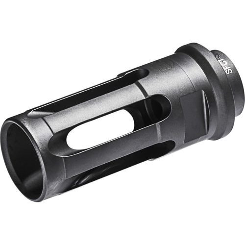 SureFire SFCT5561228 Closed-Tine Flash Hider Black DLC Stainless Steel with 1/2"-28 tpi Threads & 2.30" OAL for 5.56x45mm NATO AR-15