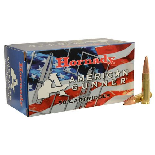 Hornady American Gunner .300 AAC Blackout Ammunition 50 Rounds BTHP 125 Grains