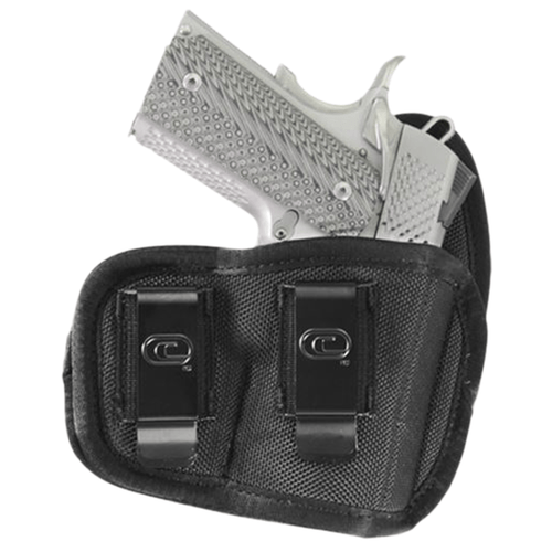 Crossfire Shooting Gear CRFCYCLSA1C3R The Cyclone IWB/OWB Size 03 Black Foam Laminate Belt Clip Fits Compact 3-3.50" Barrel Right Hand