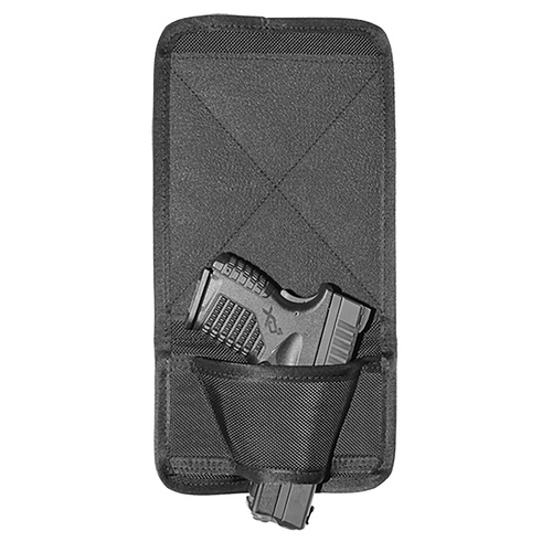 Crossfire Shooting Gear CRFDFNDSA1 The Defender Bedside Size OSFA Black Ballistic Nylon Ambidextrous