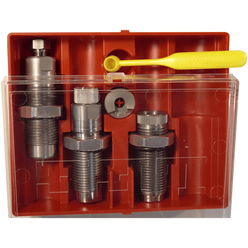 Lee Precision 243 Win Pacesetter 3-Die Set, Package View.