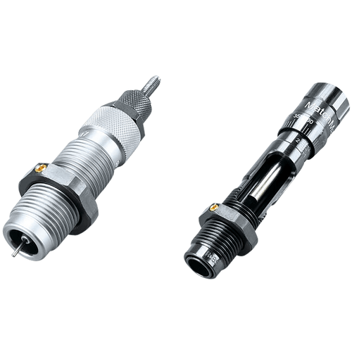 RCBS MatchMaster .223 Rem Full-Length Bushing Die Set, Side View. RCBS MatchMaster .223 Rem Full-Length Bushing Die Set, Side View.