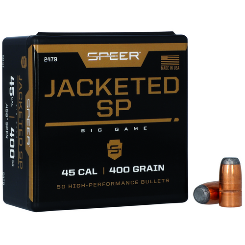 Speer Hot-Cor 45 Caliber 400gr Soft Point Flat Nose