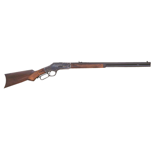 Cimarron 1873 Deluxe .45 Colt Rifle with 24" Blued Octagon Barrel