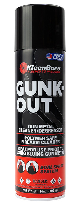 KleenBore Gunk-Out Gun Metal Cleaner/Degreaser 14 oz. Aerosol