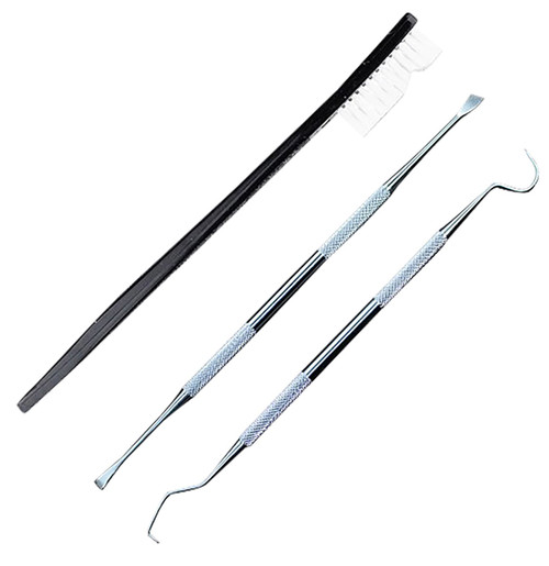 KleenBore 3-Piece Pick & Brush Tool Set