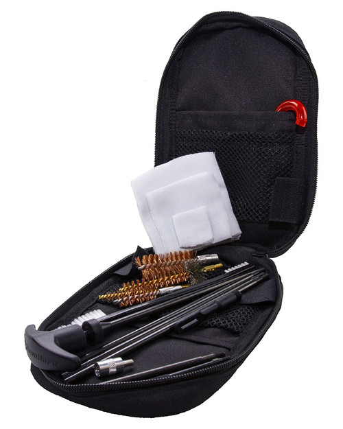 KleenBore 3 Gun Tactical Kit .223 Rem/ 5.56 NATO/ 9mm/ 12 Gauge Handguns/Rifles/Shotguns Bronze/Nylon Bristles