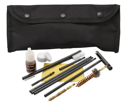 KleenBore Modular Cleaning Kit Multi-Caliber Handgun/Rifle Bronze/Nylon Bristles Black Nylon Case