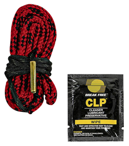 KleenBore Rifle Pull Through Cleaner .338 Cal Rifle w/ BreakFree CLP Wipe