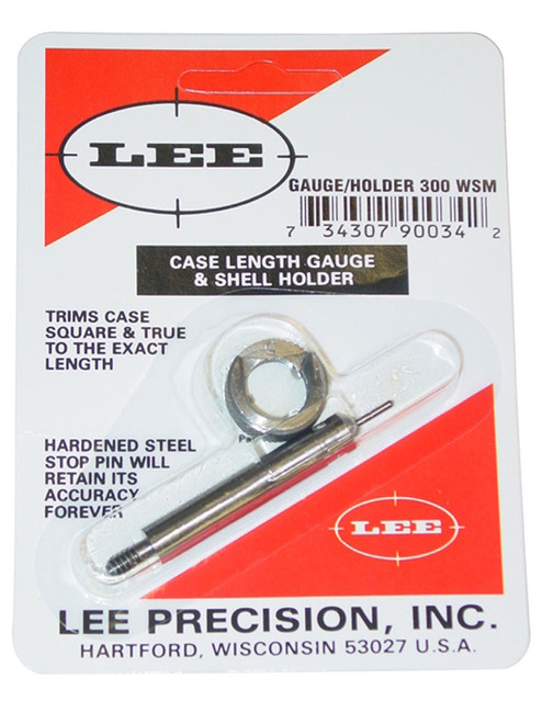 Lee Precision Case Length Gauge Silver 300 WSM Steel