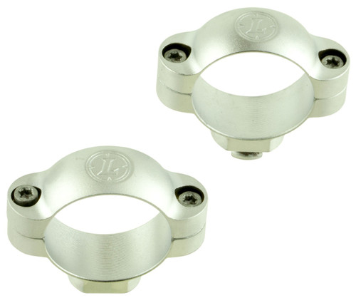 Leupold Standard Rings 2 Piece 1" Low Silver