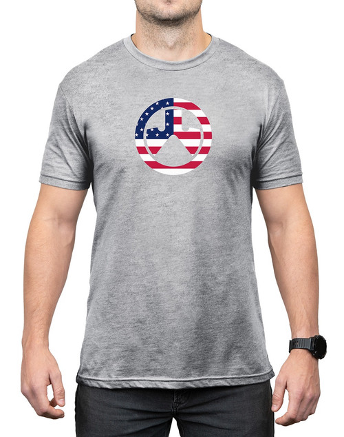Magpul Independence Icon Athletic Gray Heather Cotton/Polyester Short Sleeve 3XL