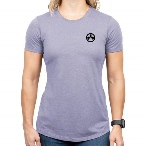 Magpul Groovy Women's Orchid Heather Cotton/Polyester Short Sleeve Large