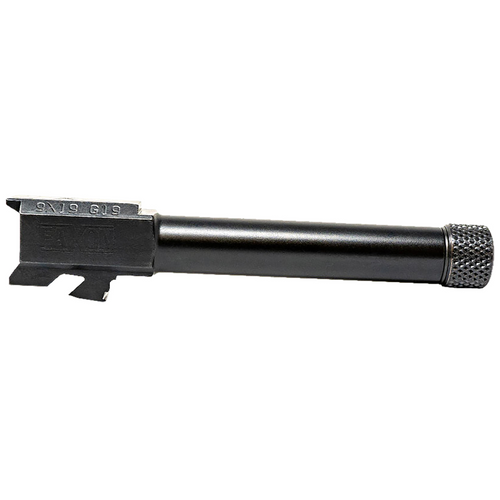 Faxon Firearms Duty Series 9mm Luger Barrel, Compatible with Glock 19 Gen 2-5, Salt Bath Nitride 4150 Steel - GA910N19NGQT -1