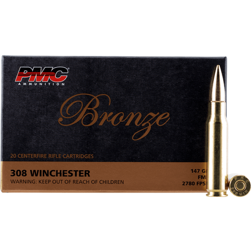 PMC Bronze .308 WIN 147 Grain FMJ 20 Round Box