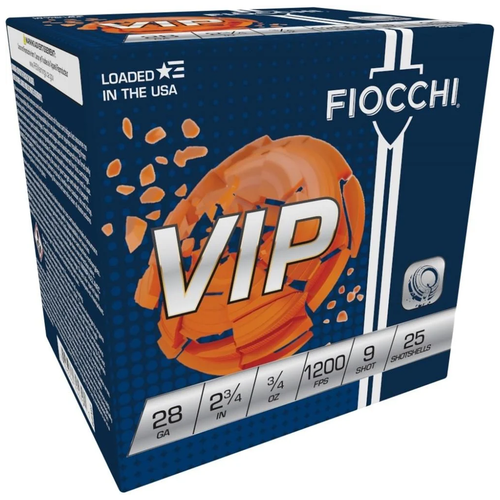 Fiocchi 28VIP9 Exacta Target VIP 28 Gauge 2.75" 3/4 oz 9 Shot 25 Per Box-762344704791