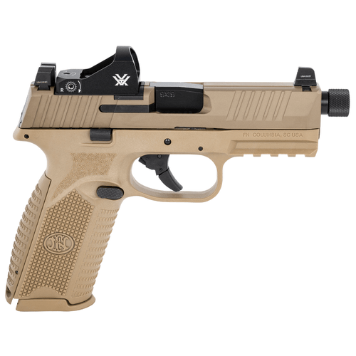 FN 509 Tactical 9mm 17+1/24+1 FDE Includes Viper Red Dot Semi Automatic Handgun