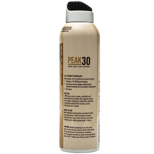 Tinks Peak30 Hot Shot Deer Doe In Estrus Scent Gel – 5 oz Gel Stream - 1