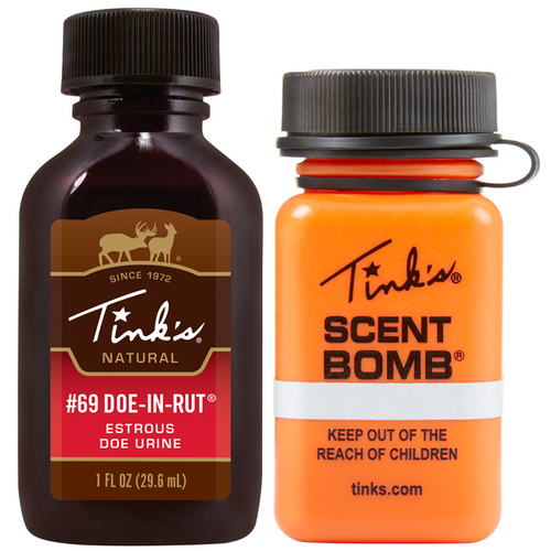 Tinks #69 Value Pack Deer Attractant – 1 oz Doe In Estrus Scent Squeeze Bottle - 1