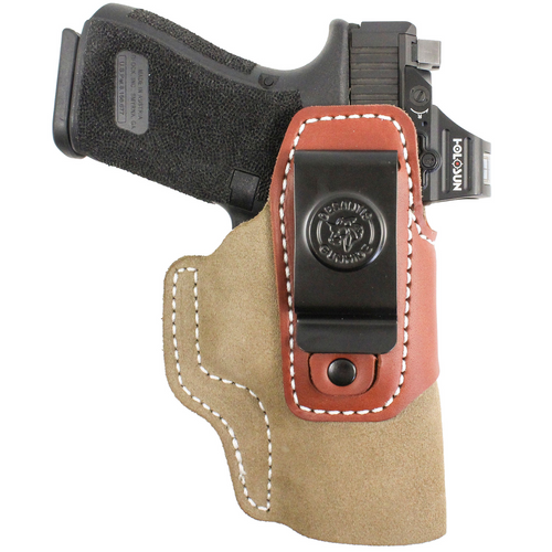 DeSantis Gunhide Transit IWB Holster – Natural Kydex/Leather, Belt Clip, S&W J Frame, Ambidextrous - 215NJ02Z0