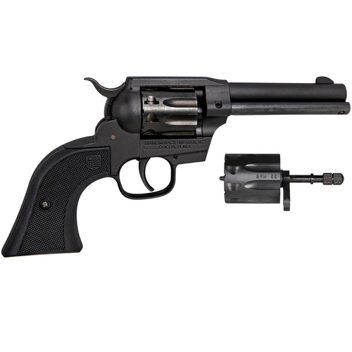 Diamondback Sidekick Dual Cylinder .22 LR/.22 WMR 9 Shot 4.50" Black Cerakote Steel Barrel & Cylinder - 1