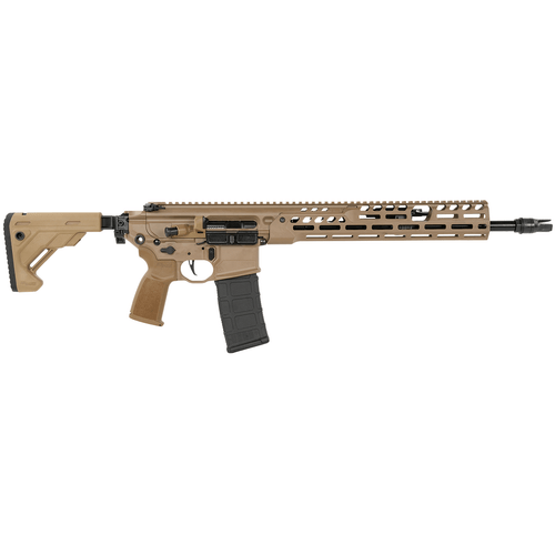 Sig Sauer RMCX556N16BIR MCX Spear LT 5.56 NATO 30rd 16" Black FNC Flat Dark Earth Aluminum Stock Sig Sauer RMCX556N16BIR MCX Spear LT 5.56 NATO 30rd 16" Black FNC Flat Dark Earth Aluminum Stock
